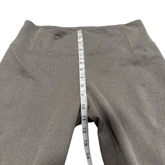 Athleta Delancey Houndstooth Gray Tight Leggings Size L - Picture 9 of 10